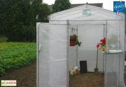 Serre De Jardin Primeur En Acier Et Polyéthylène – 2,70 X 2 M -Solid || Axi || EXIT TOYS Soldes Boutique serre de jardin primeur tonneau