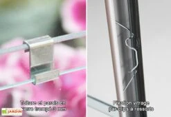 Serre De Jardin En Verre Trempé Lams 14,4 M² - Laurus Alu Naturel -Solid || Axi || EXIT TOYS Soldes Boutique serre de jardin verre trempe aluminium gris anthracite uranus laurus 14500 lams 1