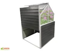 Mini Serre De Jardin Surélevée Avec Rangement – 1,2 X 1,2 M -Solid || Axi || EXIT TOYS Soldes Boutique serre hauteur rangement