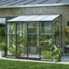 Halls Serre De Jardin Adossée En Verre Trempé Qube Lean-to 68 – 4,7 M² -Solid || Axi || EXIT TOYS Soldes Boutique serre jardin adossee verre qube terrasse