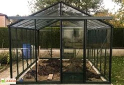 Serre De Jardin En Aluminium Et Verre Trempé Essentia 16,4 M² -Solid || Axi || EXIT TOYS Soldes Boutique serre jardin aluminium essentia 530x309 cm
