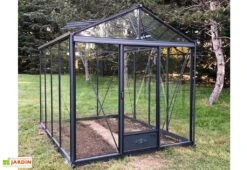 Serre De Jardin En Aluminium Et Verre Trempé Luxia 10,8 M² -Solid || Axi || EXIT TOYS Soldes Boutique serre jardin aluminium lucia 236x457 cm 1