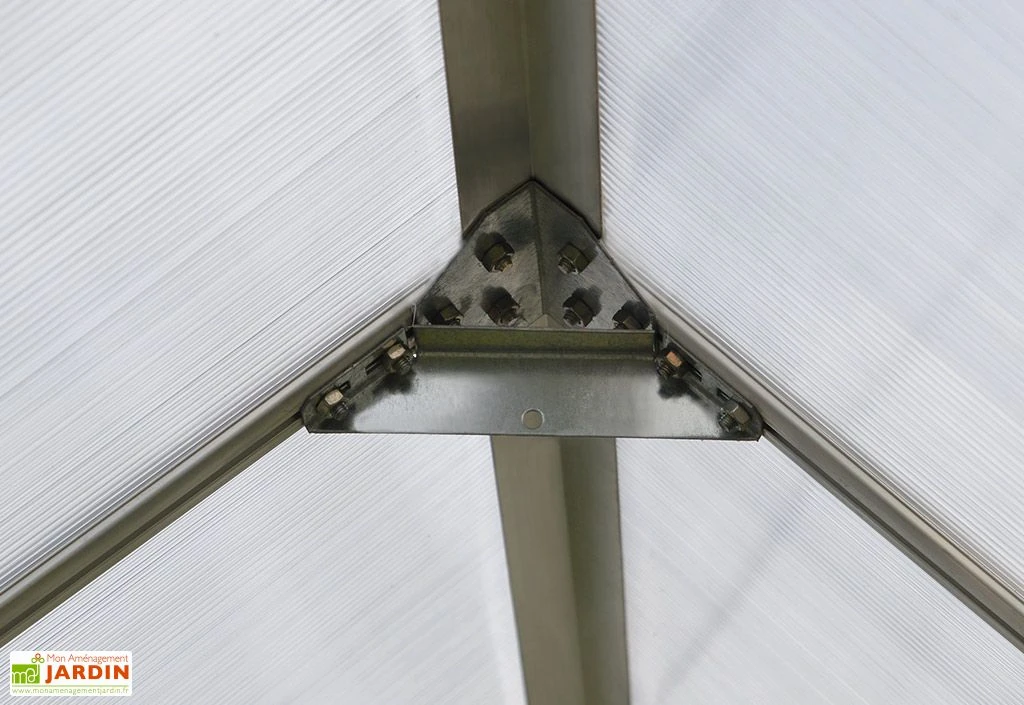 Serre De Jardin En Aluminium Et Polycarbonate Essence 9 M² 8 Serre De Jardin En Aluminium Et Polycarbonate Essence 9 M² – Image 6