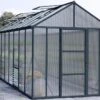 Serre De Jardin En Aluminium Et Polycarbonate Glory 14,7 M² - Grise -Solid || Axi || EXIT TOYS Soldes Boutique serre jardin aluminium polycarbonate glory 14 7 m 10