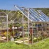 Serre De Jardin En Aluminium Et Polycarbonate Octave 9 M² -Solid || Axi || EXIT TOYS Soldes Boutique serre jardin aluminium polycarbonate octave 9 m 5