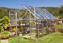 Serre De Jardin En Aluminium Et Polycarbonate Octave 9 M²