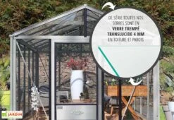 Serre De Jardin En Aluminium Et Verre Trempé Supra 16,7 M² -Solid || Axi || EXIT TOYS Soldes Boutique serre jardin aluminium supra 530x315 cm 1