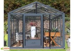 Serre De Jardin En Aluminium Et Verre Trempé Supra 16,7 M² -Solid || Axi || EXIT TOYS Soldes Boutique serre jardin aluminium supra 530x315 cm 2