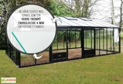 Serre De Jardin En Aluminium Et Verre Trempé Supra 34,7 M² -Solid || Axi || EXIT TOYS Soldes Boutique serre jardin aluminium supra 753x460 cm 1