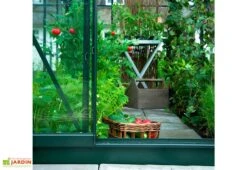 Serre De Jardin En Aluminium, Verre Et Polycarbonate Halls Atrium 9 M² -Solid || Axi || EXIT TOYS Soldes Boutique serre jardin aluminium verre polycarbonate halls atrium 9m 1