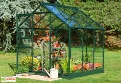 Halls Serre De Jardin En Aluminium Et Verre Popular 66 (3,8 M²) -Solid || Axi || EXIT TOYS Soldes Boutique serre jardin aluminium verre popular 66 38m 1