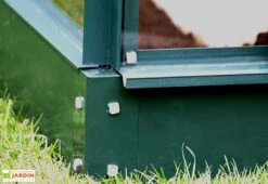 Serre De Jardin En Alu Et Verre Trempé Lams 12,9 M² - Laurus Vert -Solid || Axi || EXIT TOYS Soldes Boutique serre jardin aluminium verre trempe laurus lams 13m2 vert 2