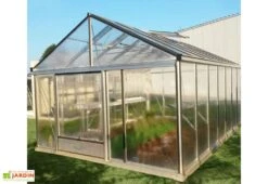 Serre De Jardin En Aluminium Et Verre Trempé Luxia 16,4 M² -Solid || Axi || EXIT TOYS Soldes Boutique serre jardin aluminium verre trempe luxia 164m 2