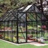 Halls Serre De Jardin En Aluminium Et Verre Trempé Magnum 128 – 9,9 M² -Solid || Axi || EXIT TOYS Soldes Boutique serre jardin aluminium verre trempe noir