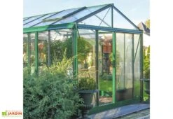 Serre De Jardin En Aluminium Et Verre Trempé Supra 16,7 M²