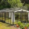 Serre De Jardin En Aluminium Et Verre Trempé Supra 28,6 M² -Solid || Axi || EXIT TOYS Soldes Boutique serre jardin aluminium verre trempe supra 286m