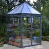 Serre De Jardin Hexagonale Aluminium/Polycarbonate Oasis 3,8 M² -Solid || Axi || EXIT TOYS Soldes Boutique serre jardin hexagonale aluminium polycarbonate oasis 6 1 m 3