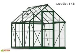 Serre De Jardin Polycarbonate Harmony Palram - Canopia Verte -Solid || Axi || EXIT TOYS Soldes Boutique serre jardin palram canopia harmony green 6x8 1
