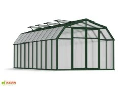 Serre De Jardin Polycarbonate Et PVC 6,5 X 2,5 M – Hobby Gardener 8x20 -Solid || Axi || EXIT TOYS Soldes Boutique serre jardin palram canopia hobby gardener 8x20 1