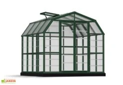 Serre De Jardin Polycarbonate Et PVC 2,5 X 2,5 M – Grand Gardener 8x8 -Solid || Axi || EXIT TOYS Soldes Boutique serre jardin palram canopia hobby gardener transparent 8x8 1