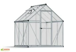 Serre De Jardin Grise Polycarbonate Aluminium 2 X 2 M – Mythos 6x6 -Solid || Axi || EXIT TOYS Soldes Boutique serre jardin palram canopia mythos 6x6 1