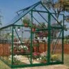 Serre De Jardin Polycarbonate Harmony Palram - Canopia Verte -Solid || Axi || EXIT TOYS Soldes Boutique serre jardin polycarbonate aluminium green palram harmony 6x6 2