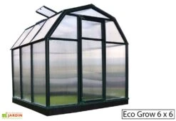 Serre De Jardin Verte Polycarbonate Et PVC – Eco Grow -Solid || Axi || EXIT TOYS Soldes Boutique serre jardin polycarbonate palram ecogrow 6x6 1