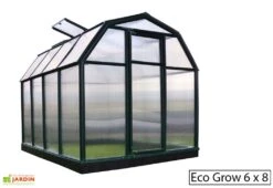 Serre De Jardin Verte Polycarbonate Et PVC – Eco Grow -Solid || Axi || EXIT TOYS Soldes Boutique serre jardin polycarbonate palram ecogrow 6x8 1