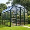 Serre De Jardin Polycarbonate Et PVC 2,5 X 2,5 M – Grand Gardener 8x8 -Solid || Axi || EXIT TOYS Soldes Boutique serre jardin pvc vert polycarbonate transparent grand gardener 8x8 1