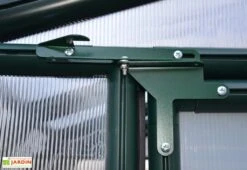 Serre De Jardin Polycarbonate Et PVC 6,5 X 2,5 M – Hobby Gardener 8x20 -Solid || Axi || EXIT TOYS Soldes Boutique serre jardin rion pvc vert polycarbonate hobby gardener 8x20 1