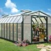 Serre De Jardin Polycarbonate Et PVC 6,5 X 2,5 M – Hobby Gardener 8x20 -Solid || Axi || EXIT TOYS Soldes Boutique serre jardin rion pvc vert polycarbonate hobby gardener 8x20 4