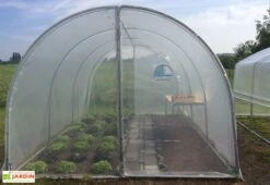 Serre Tunnel Tonneau En Polyéthylène 22,5 M² - Essentielle 7,5 X 3 M -Solid || Axi || EXIT TOYS Soldes Boutique serre jardin tunnel essentielle tonneau 1 2