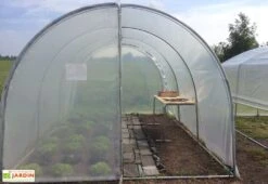 Serre Tunnel Tonneau En Polyéthylène 22,5 M² - Essentielle 7,5 X 3 M -Solid || Axi || EXIT TOYS Soldes Boutique serre jardin tunnel essentielle tonneau 4 2