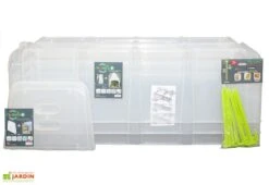 Serre De Jardin Tunnel De Forçage : Bases + Embouts + Piquets (105 X 39 X 30 Cm) -Solid || Axi || EXIT TOYS Soldes Boutique serre jardin tunnel forcage avec piquets