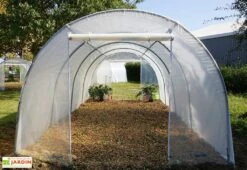 Serre De Jardin Tunnel Richel En Polyéthylène 2 X 180 µ - 2 Portes Zippées (18 M²) -Solid || Axi || EXIT TOYS Soldes Boutique serre jardin tunnel polyethylene