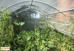 Serre Tunnel Tonneau En Polyéthylène 27 M² - 4 Saisons 9 X 3 M -Solid || Axi || EXIT TOYS Soldes Boutique serre jardin tunnel polyethylene tonneau 4 saisons 3m 4