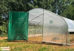 Serre Tunnel Tonneau En Polyéthylène 52,5 M² - 5ème Saison 10,5 X 5 M -Solid || Axi || EXIT TOYS Soldes Boutique serre jardin tunnel polyethylene tonneau 5 saison 5m 4