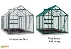 Serre Jardin Aluminium Verre Lily 6,2 M² – Plusieurs Coloris -Solid || Axi || EXIT TOYS Soldes Boutique serre jardin verre aluminium lily introgrow 4