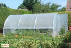 Serre Tunnel Tonneau En Polyéthylène 16,5 M² - Mini 4,5 X 3,7 M