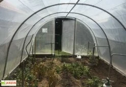 Serre Tunnel Tonneau En Polyéthylène 28 M² - Mini 7,5 X 3,7 M -Solid || Axi || EXIT TOYS Soldes Boutique serre tunnel mini tonneau polyethylene interieur 2