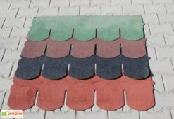 Carport 3 Voitures En Bois Traité Revelatio 3 - 49 M² -Solid || Axi || EXIT TOYS Soldes Boutique shingle vert noir rouge marron carports jagram 1