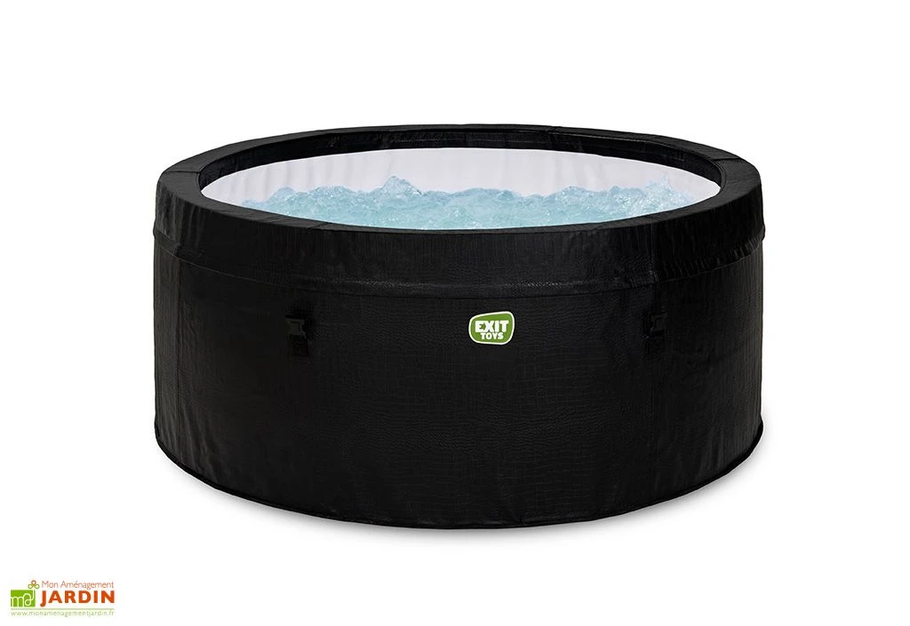 EXIT TOYS Spa Extérieur Rigide Rond 2 Places Ø 165 Cm – Leather Premium Noir 3 EXIT TOYS Spa Extérieur Rigide Rond 2 Places Ø 165 Cm – Leather Premium Noir