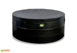 EXIT TOYS Spa Extérieur Rigide Rond 4 Places Ø 184 Cm – Leather Premium Noir -Solid || Axi || EXIT TOYS Soldes Boutique spa exterieur rigide 4 places exit toys
