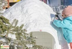 Cabane Pour Enfant Structure Igloo En PEHD ⌀152 Cm – Tinygloo 1 Porte -Solid || Axi || EXIT TOYS Soldes Boutique structure igloo jardin neige tinygloo 1 porte