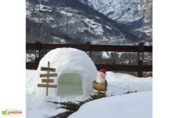 Cabane Pour Enfant Structure Igloo En PEHD ⌀152 Cm – Tinygloo 1 Porte -Solid || Axi || EXIT TOYS Soldes Boutique structure igloo neige cabane enfant tinygloo noel