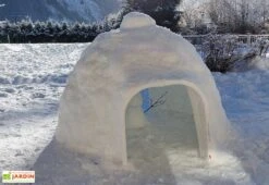 Cabane Pour Enfant Structure Igloo En PEHD ⌀152 Cm – Tinygloo 2 Portes -Solid || Axi || EXIT TOYS Soldes Boutique structure polyethylene igloo neige jardin tinygloo