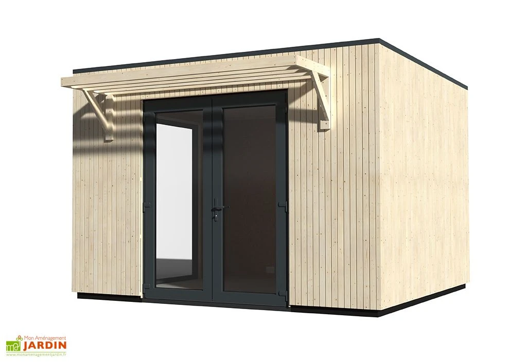 Studio De Jardin Modulable En Bois De Sapin Brut Como 13 M² 5 Studio De Jardin Modulable En Bois De Sapin Brut Como 13 M² – Image 3