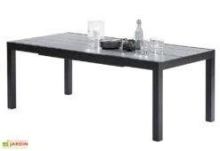 Salon De Jardin HPL Star : Table Extensible Alu + 12 Fauteuils -Solid || Axi || EXIT TOYS Soldes Boutique table aluminium salon de jardin 8 12 personnes 1