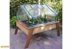 Axi Table De Culture En Bois De Hemlock + Bâche Plastique - 110 X 93 X 99 Cm -Solid || Axi || EXIT TOYS Soldes Boutique table culture bois bache plastique