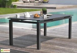 Table En Aluminium Avec Rallonge Automatique Anthracite 180/240 Miami -Solid || Axi || EXIT TOYS Soldes Boutique table en aluminium avec rallonge automatique anthracite 180240 miami3